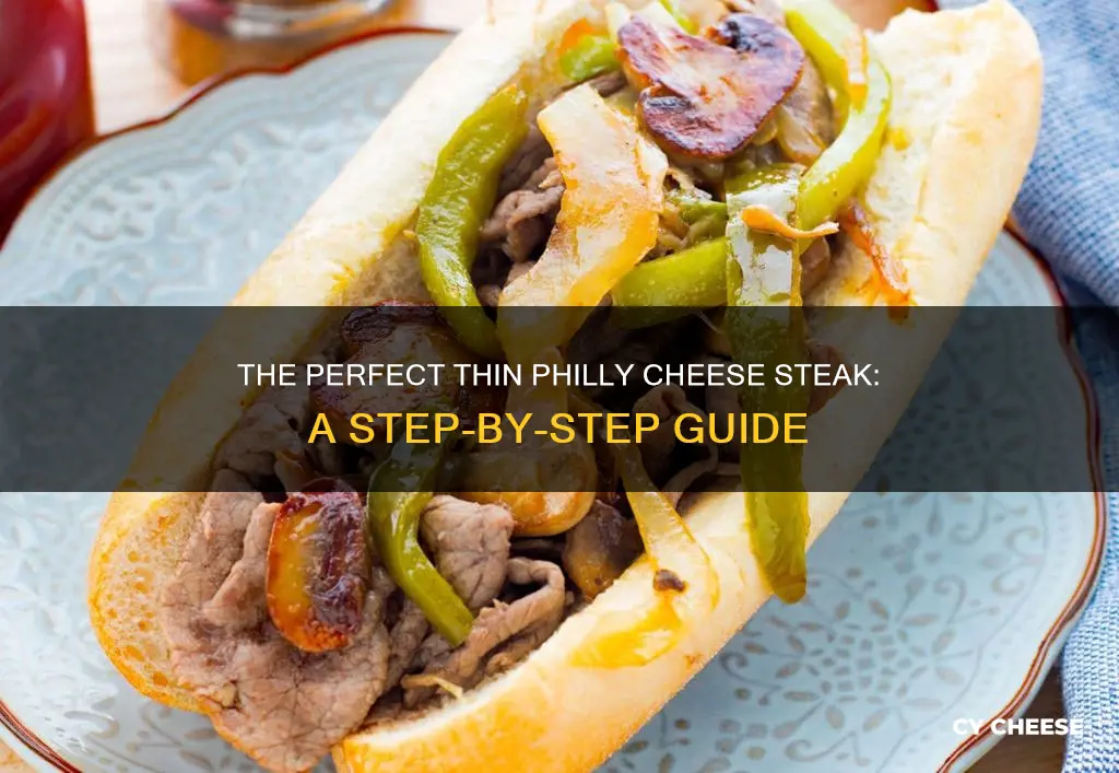 how to cook thin philly cheese steak meat