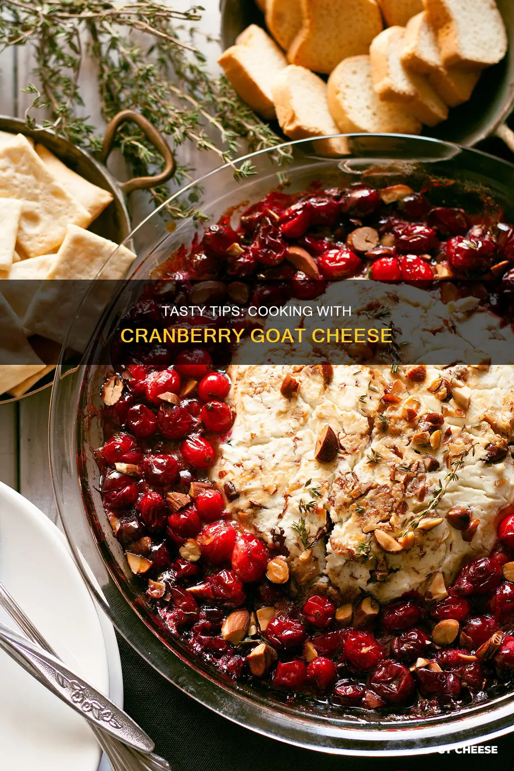 how to cook with cranbery goat cheese