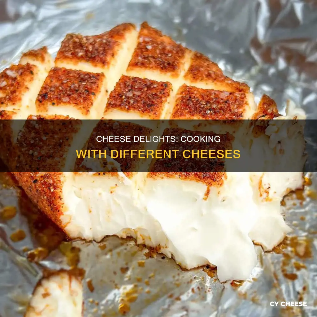 how to cook with different types of cheeses