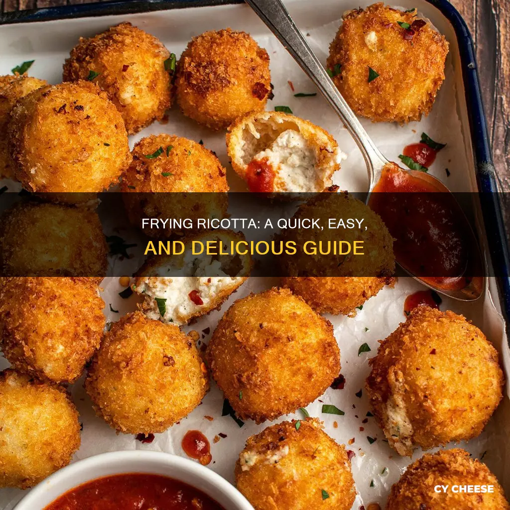 how to cook with ricotta cheese frying