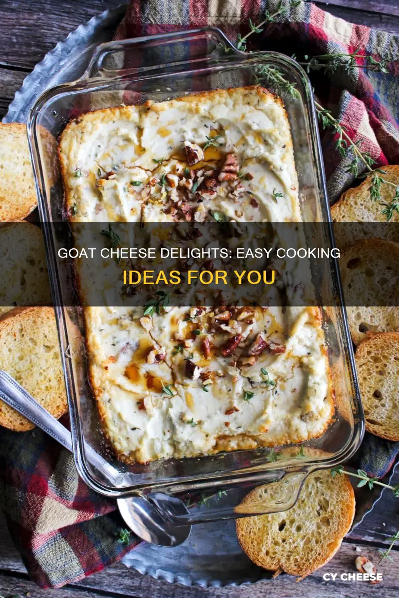 how to cook woth goat cheese