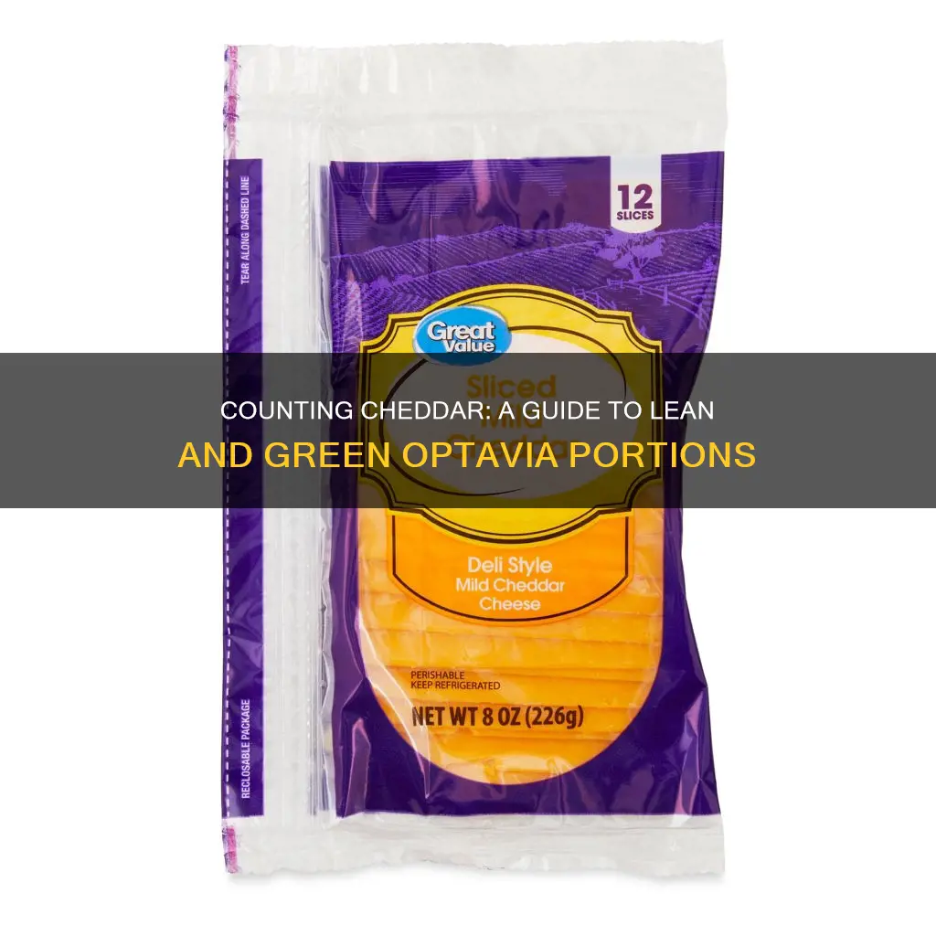 how to count cheddar cheese in lean and green optavia