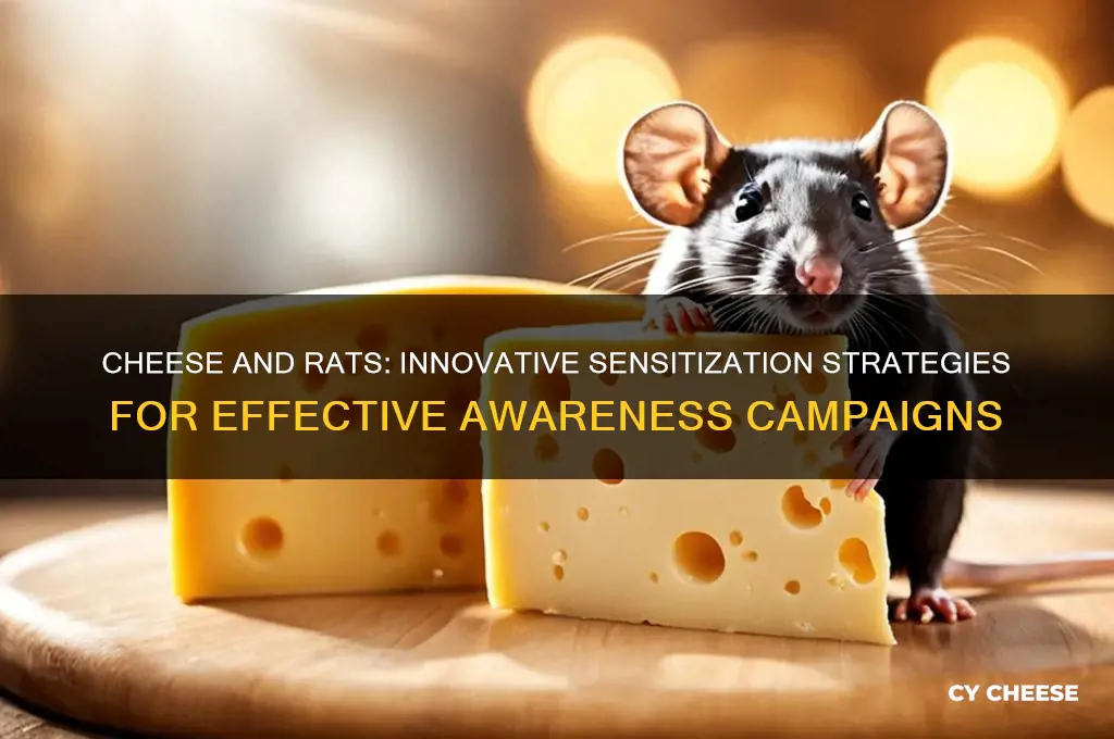 how to create more sensitization with cheese and rats