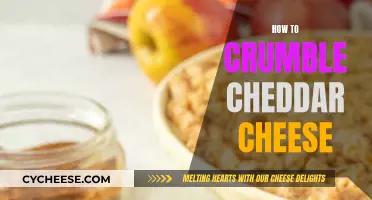 Crumbling Cheddar: The Art of Perfectly Crumbled Cheese