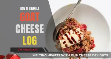 Crumbling Goat Cheese: Perfectly Crumbled, No Mess