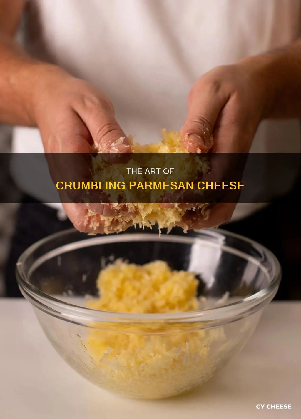 how to crumble parmesan cheese
