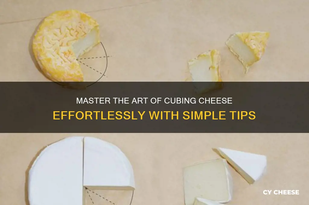 how to cube cheese easily