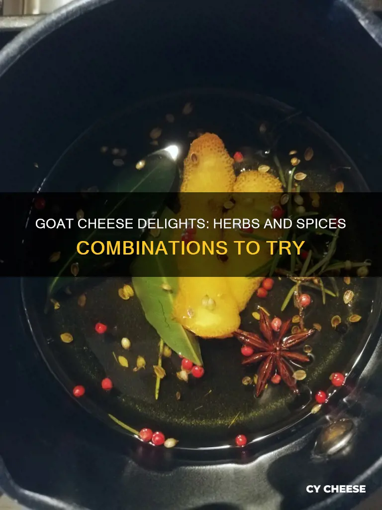 how to customize my goat cheese with herbs and spices