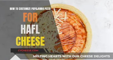 Cheesy Delight: Crafting Your Perfect PapaJohn's Half-Cheese Pizza