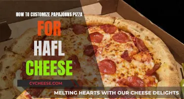 Customizing Papa John's Pizza: Half-Cheese, All Delicious