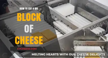 Mastering the Art of Cutting Large Cheese Blocks: Tips and Techniques