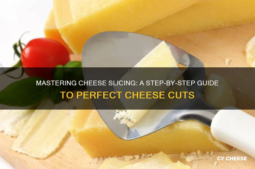 how to cut a block of cheese into slices