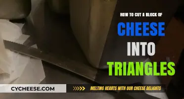 Mastering the Art of Cutting Cheese into Perfect Triangles