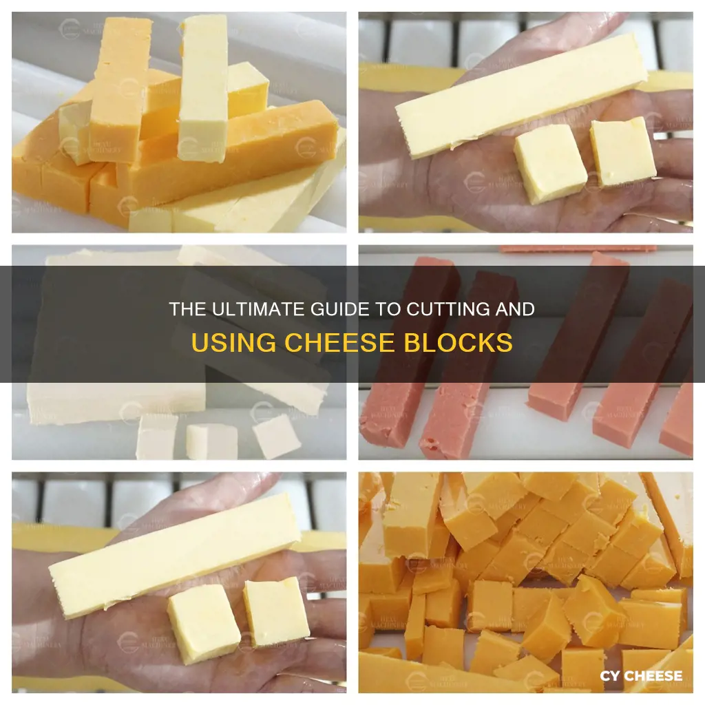 how to cut and use cheese brick