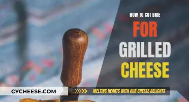 The Perfect Cut: Brie for Grilled Cheese