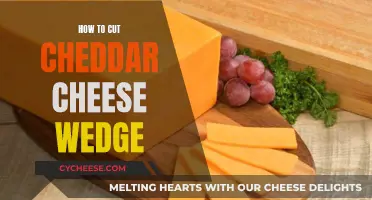 Cutting a Cheddar Wedge: The Right Technique