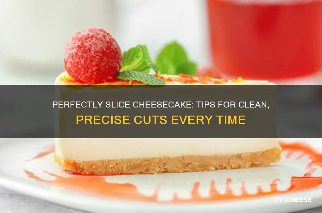 how to cut cheese cake