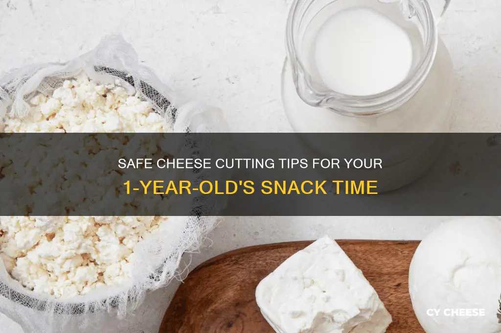how to cut cheese for 1 year old