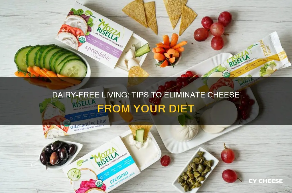 how to cut cheese out of your diet