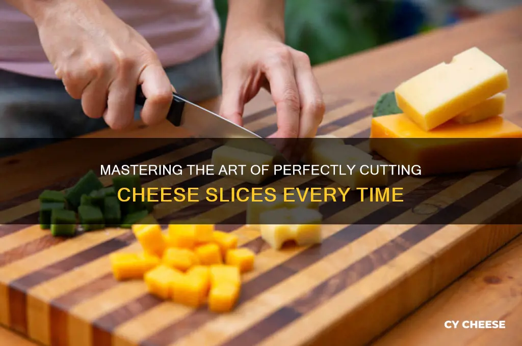 how to cut cheese slice