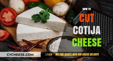 Mastering the Art of Cutting Cotija Cheese: Tips and Techniques