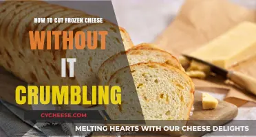 Mastering the Art of Slicing Frozen Cheese Without Crumbling