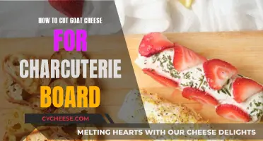 Goat Cheese Cutting Guide for Charcuterie Boards