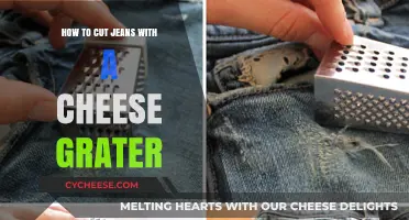 Creative DIY: Cutting Jeans with a Cheese Grater for Unique Style