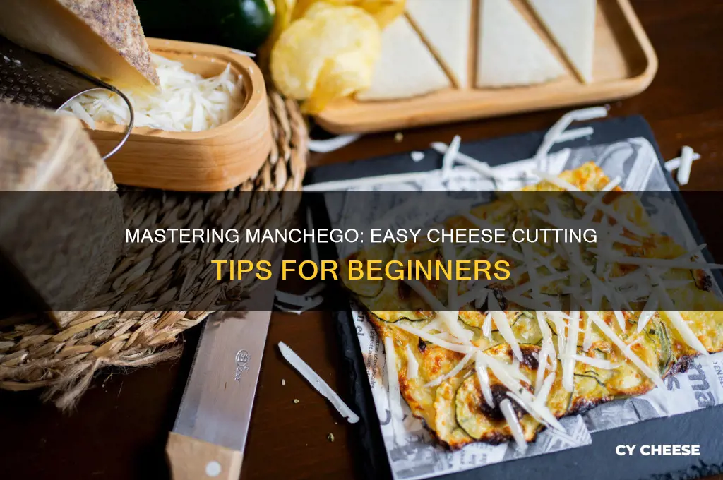 how to cut manchego cheese wedge for wimps