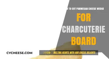 The Art of Cutting Parmesan Cheese Wedge for Charcuterie Boards