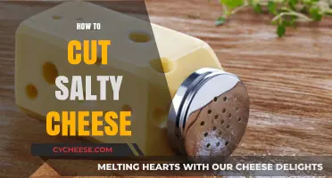 Mastering the Art of Cutting Salty Cheese: Tips and Techniques
