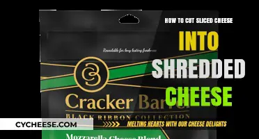 Transform Sliced Cheese into Shredded Cheese: A Simple DIY Guide