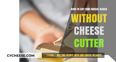 Mastering Thin Cheese Slices: Easy Techniques Without a Cheese Cutter