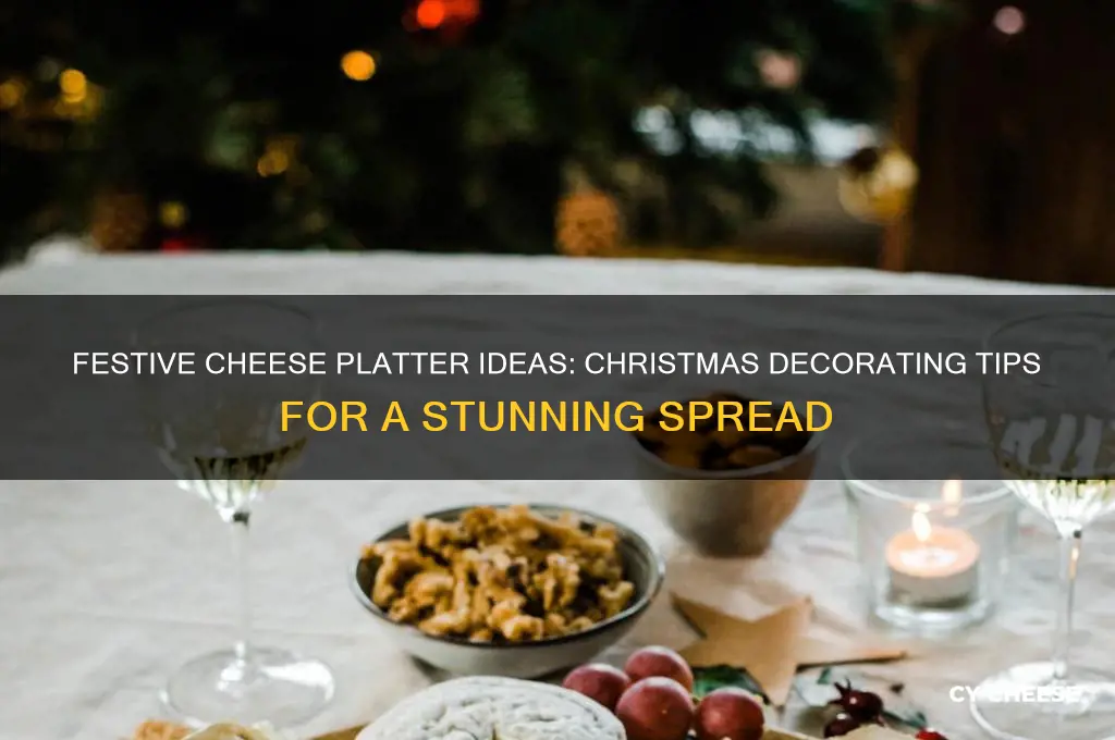 how to decorate a cheese platter for christmas