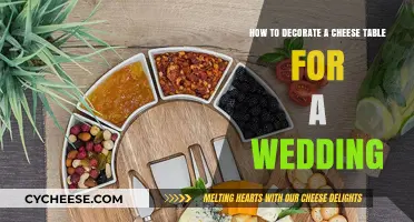 Elegant Cheese Table Decor Ideas for Your Dream Wedding Celebration