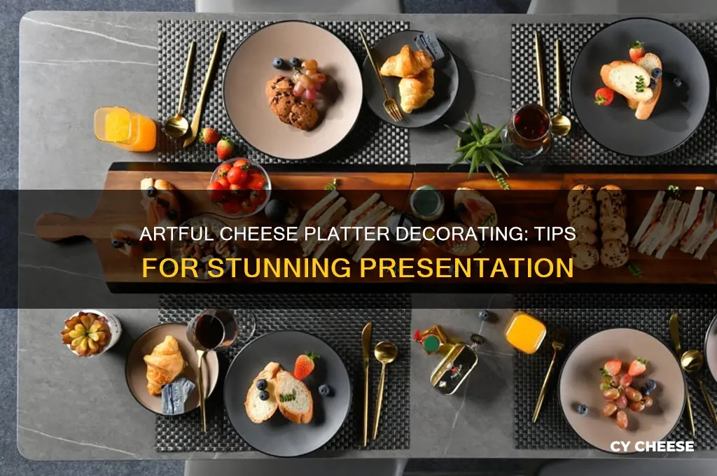 how to decorate cheese platter