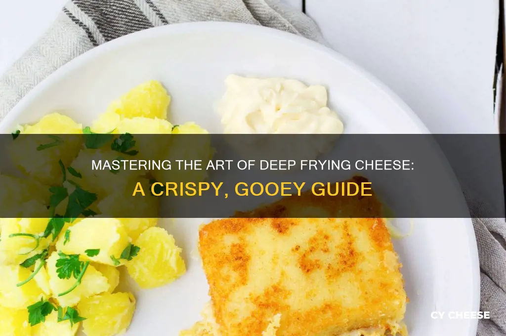 how to deep dry cheese