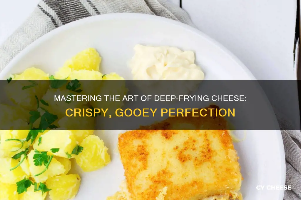 how to deep fry cheese