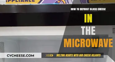 Quickly Defrost Block Cheese in the Microwave: A Simple Guide