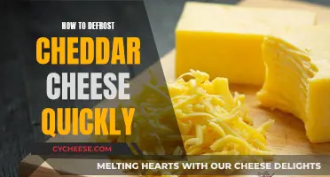 Defrosting Cheddar Cheese: Quick and Easy Methods
