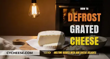 Quick Tips for Safely Defrosting Grated Cheese at Home