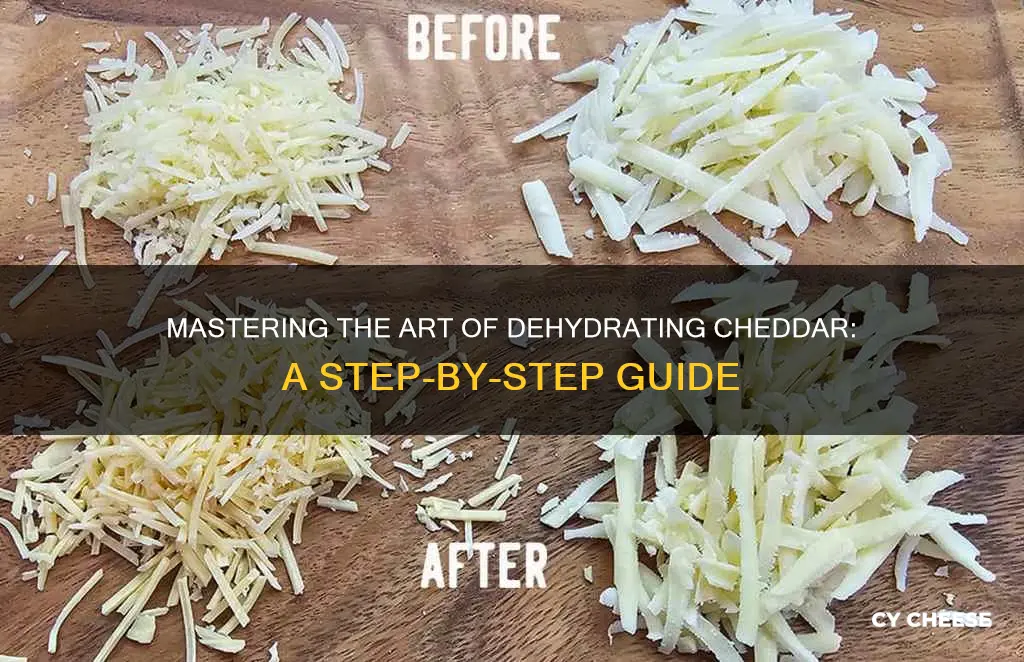 how to dehydrate cheddar cheese