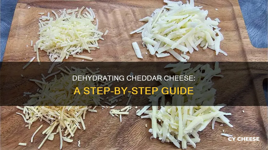 how to dehydrate cheddar cheese