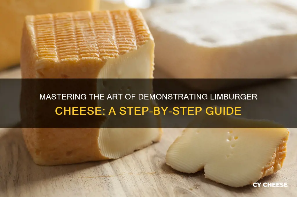 how to demo limburger cheese