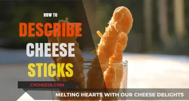Crispy, Cheesy, Irresistible: Mastering the Art of Describing Cheese Sticks