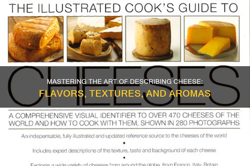 how to describe cheese