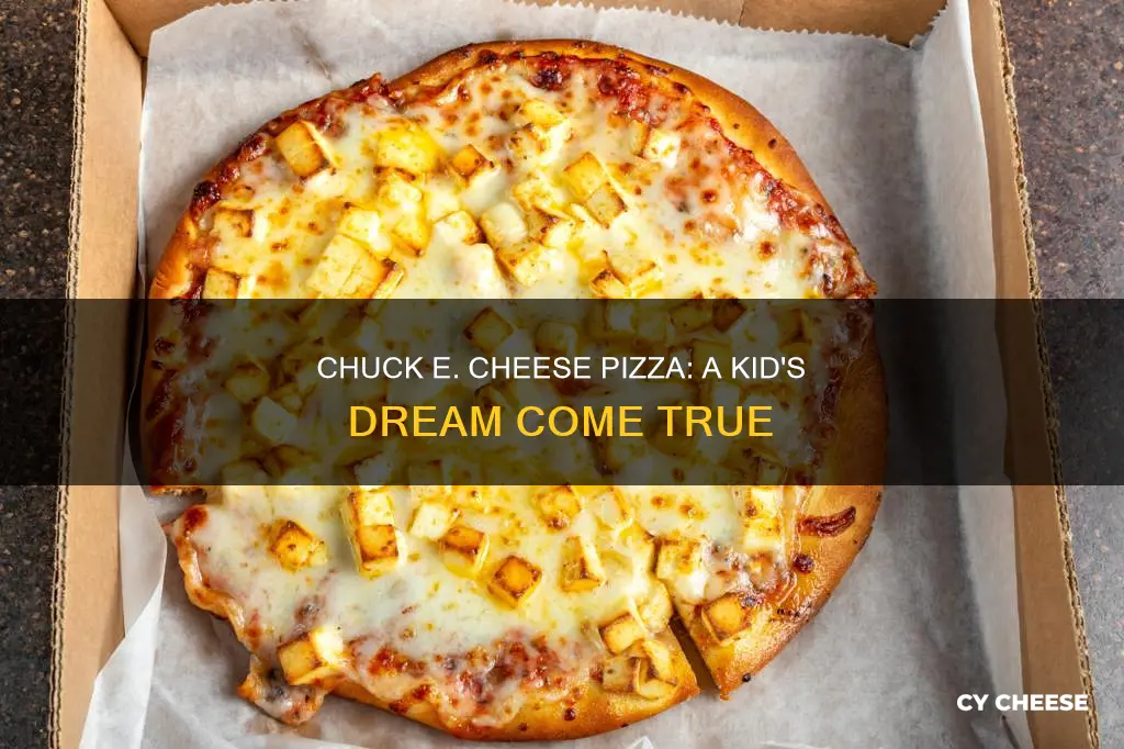 how to describe chuck cheese pizza to child