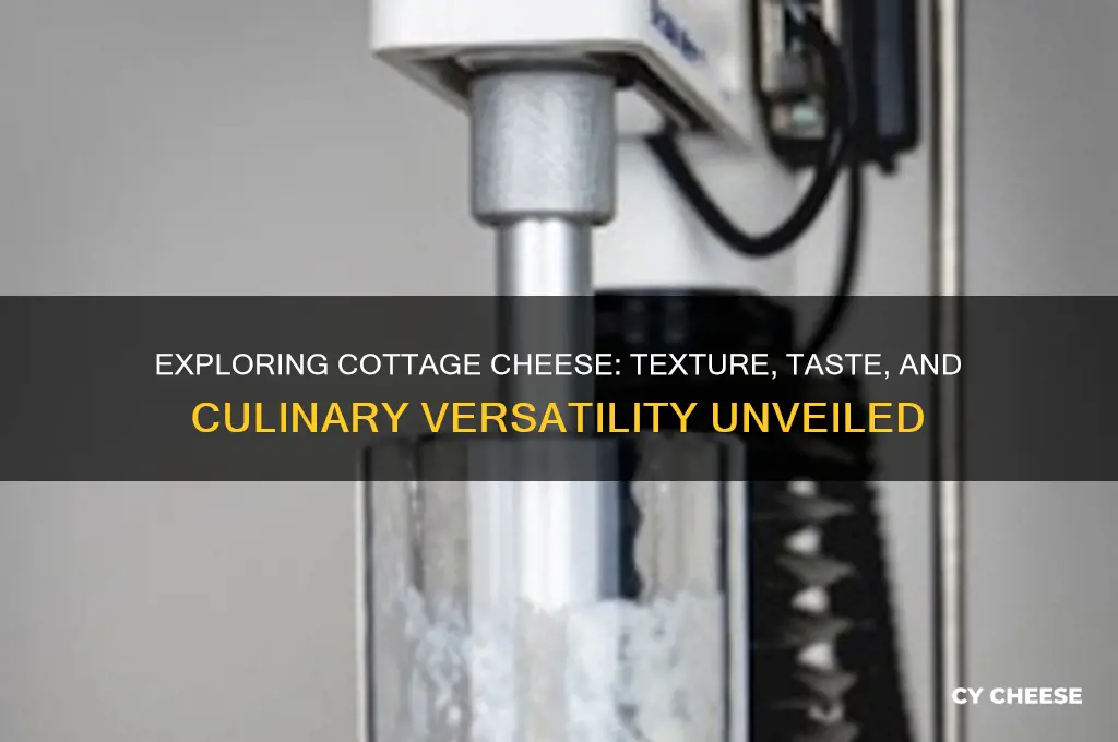 how to describe cottage cheese