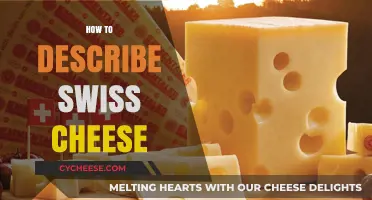 The Swiss Cheese Conundrum: Describing Holes and Flavor
