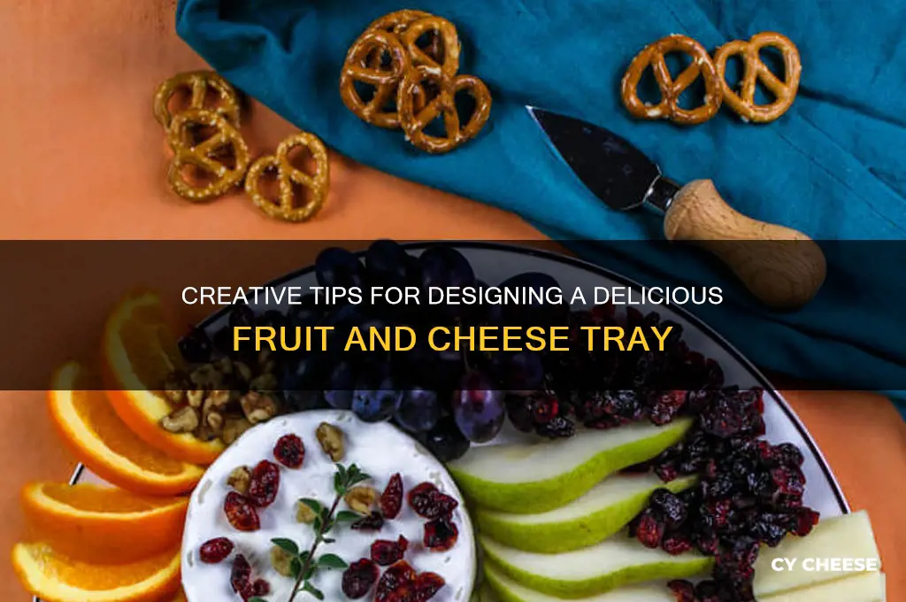 how to design a fruit and cheese tray